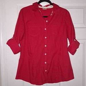 Van Heusen Red Blouse